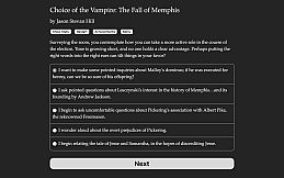 Choice of the Vampire: The Fall of Memphis