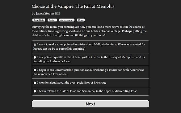 Choice of the Vampire: The Fall of Memphis