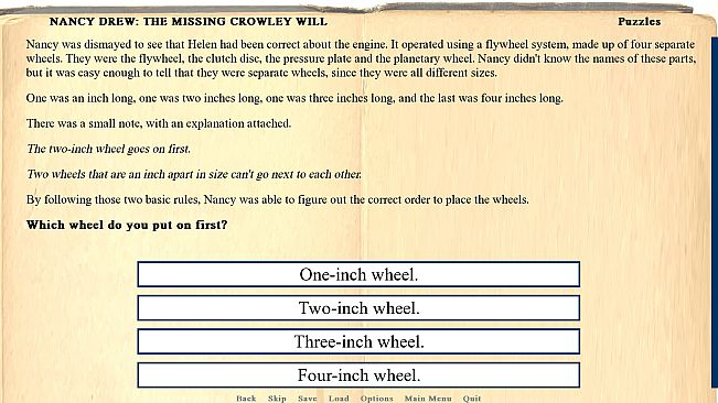 Nancy Drew: The Missing Crowley Will