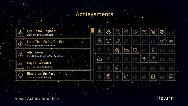 The Symbiant - Game Choice & Achievement Guide