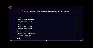 Megadimension Neptunia VIIR - 4 Goddesses Online Novice Class Weapon Set