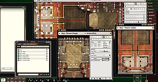 Fantasy Grounds - Pathfinder RPG - Pathfinder Flip-Mat: Showtime Multi-Pack