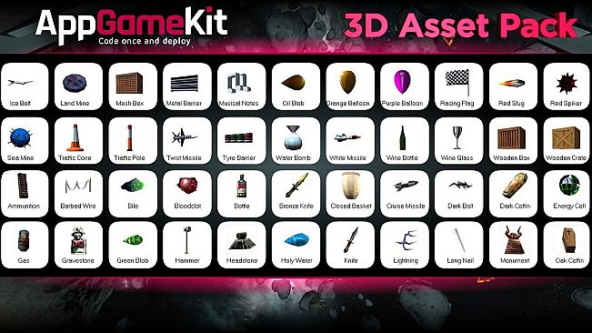 AppGameKit Studio - MEGA Media Pack