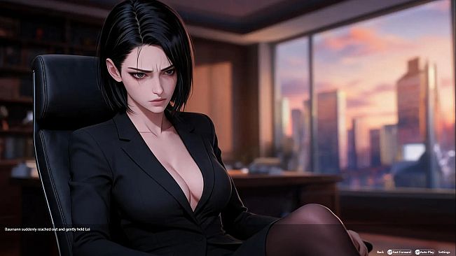 Cold female CEO offers her full loyalty