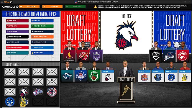 Draft Day Sports: Pro Basketball 2025