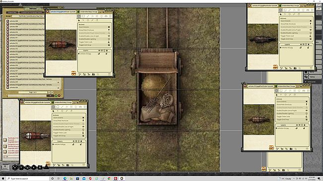 Fantasy Grounds - Pathfinder RPG - GameMastery Map Pack: Vehicles