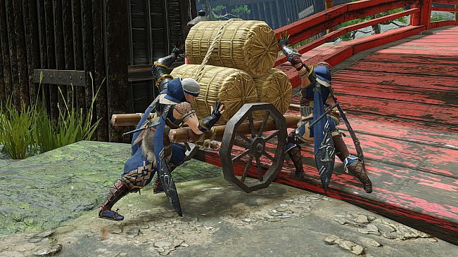 MONSTER HUNTER RISE - "Using the Wall" Pose Set