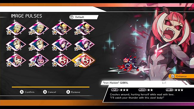 Azure Striker GUNVOLT 3 - EX Image Pulses: Carrera, Gibril, and Milas pack