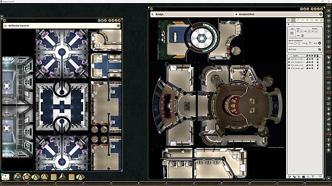 Fantasy Grounds - Star Trek Adventures: The Next Generation Starfleet Deck Tiles