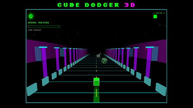 Cube Dodger 3D – Cyan Ice Road