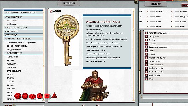 Fantasy Grounds - Pathfinder 2 RPG - Lost Omens: Gods & Magic