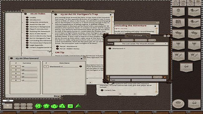 Fantasy Grounds - The Lost Lands: The Wizard's Amulet (5E)