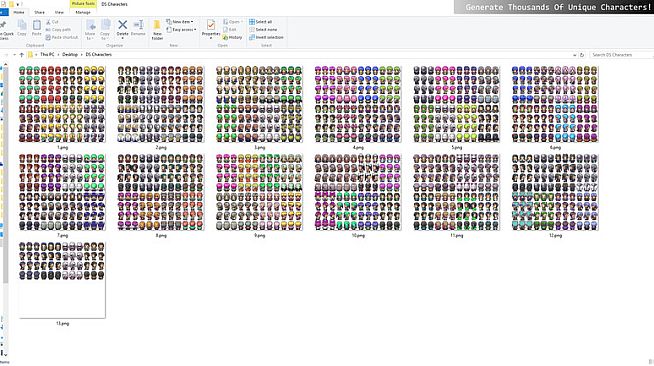 Game Character Hub PE: DS Generator Parts