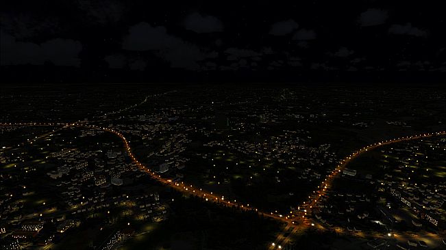 FSX Steam Edition: Night Environment Denmark Add-On