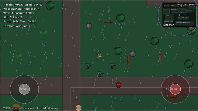 Top Down Battle Royale 2D