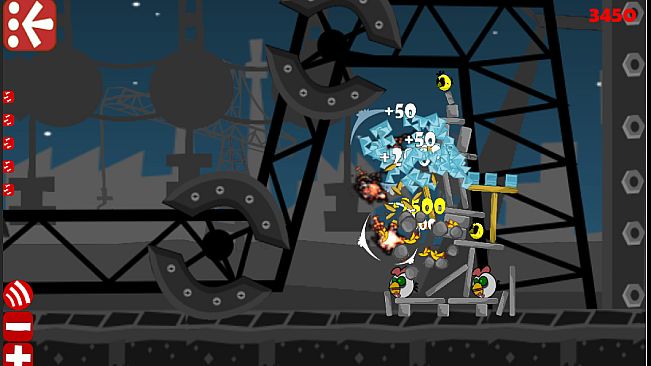 Robot vs Birds Zombies