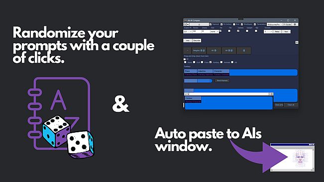 Art AI Compass: Prompt Randomizer & Manager