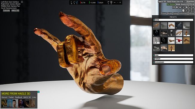 HAELE 3D - Hand Poses Lite - Drawing References