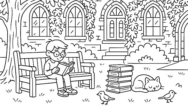 100 Cats Lost In England Find & Color