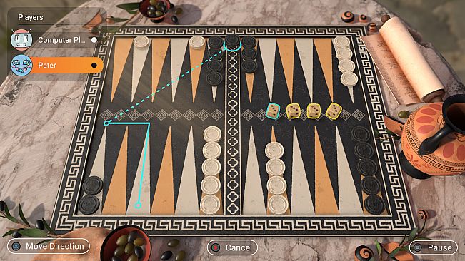 Backgammon + Checkers + Mills