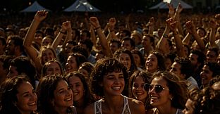 AI-VJ - Dancing Crowds Visuals