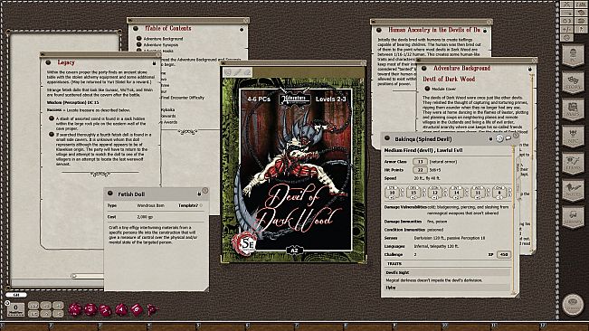 Fantasy Grounds - 5E: Devil of Dark Wood