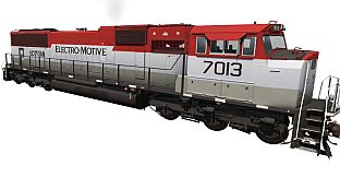 Trainz 2022 DLC - EMD SD70M Demonstrator 2