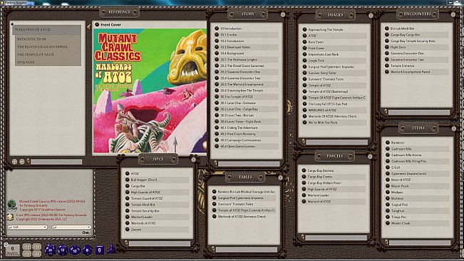 Fantasy Grounds - Mutant Crawl Classics #4: Warlords of ATOZ