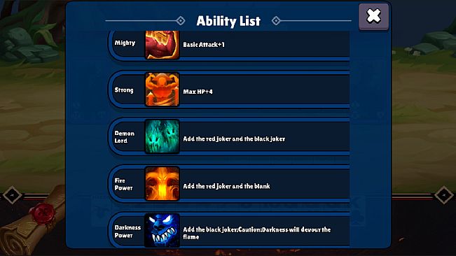 13 Playing Cards Of Demon