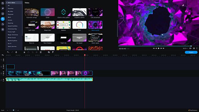 Movavi Video Suite 2022 - VHS Intro Pack