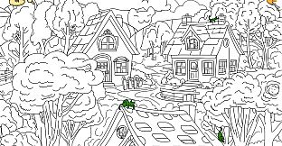 Small Town Filled With Cats