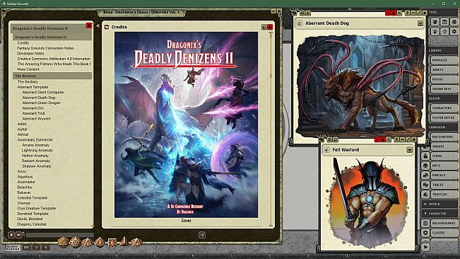 Fantasy Grounds - Dragonix's Deadly Denizens II