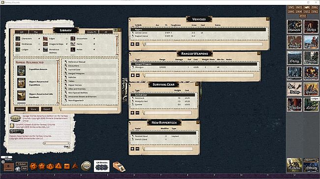 Fantasy Grounds - Rippers Resurrected Expedition: Amazon (SWADE)