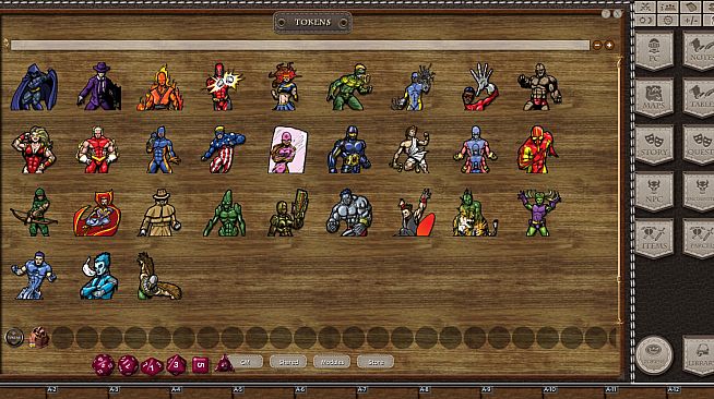 Fantasy Grounds - Disposable Heroes: Superhero Statix Set One (Token Pack)
