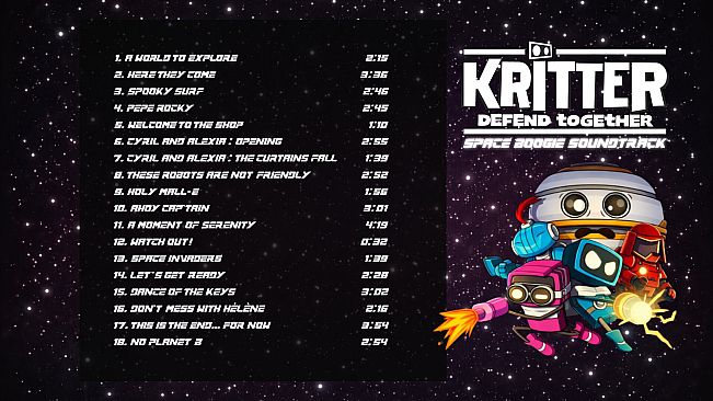 Kritter : Defend Together - Music Pack : Space Boogie