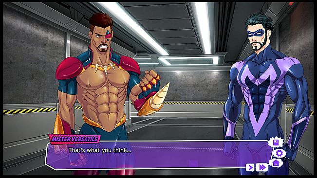 Mister Versatile: A Gay Superhero Visual Novel