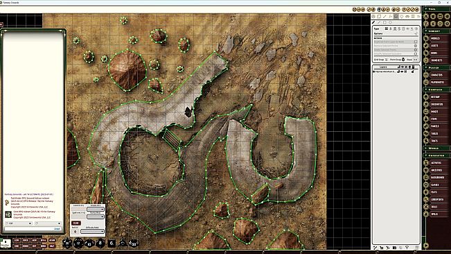 Fantasy Grounds - Pathfinder RPG - Flip-Mat: Alien Ruins