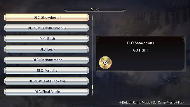 WARRIORS OROCHI 4 Ultimate - Series BGM Pack