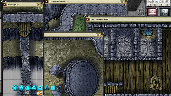 Fantasy Grounds - Mountain Top Castle Map Pack by Joshua Watmough (Map Pack)