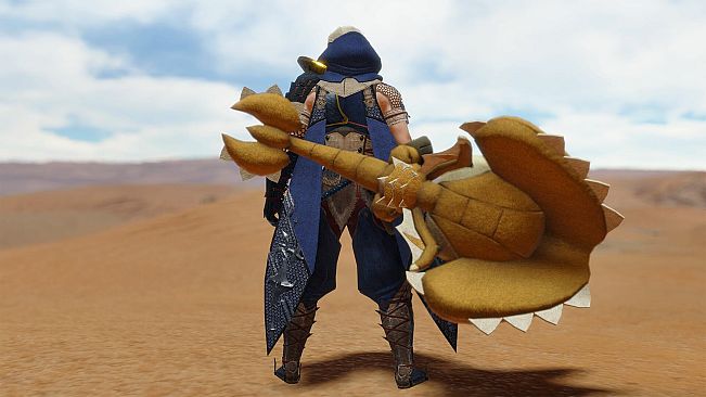Monster Hunter Rise - "Stuffed Diablos" Hunter layered weapon (Hammer)