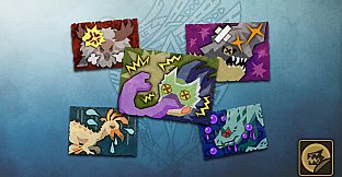Monster Hunter: World - Sticker Set: Monster Statuses Set