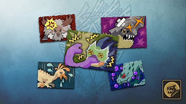 Monster Hunter: World - Sticker Set: Monster Statuses Set
