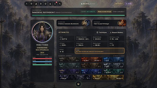 Immortal Zenith: Idle to Ascension