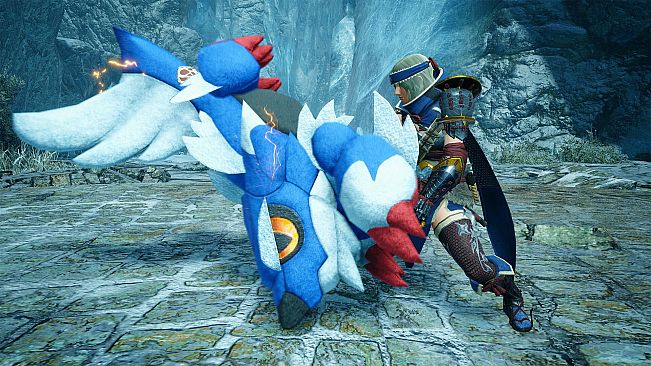 Monster Hunter Rise - "Stuffed Lunagaron" Hunter layered weapon (Switch Axe)