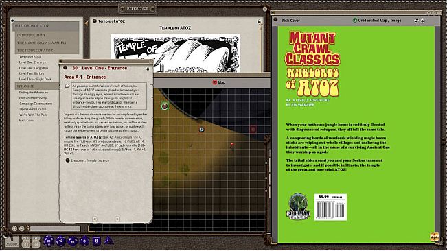 Fantasy Grounds - Mutant Crawl Classics #4: Warlords of ATOZ