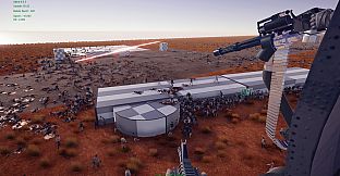 Minigun VS Swarms of the Zombie Apocalypse Simulator