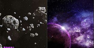 Fantasy Grounds - Star Battles: Nebulae and Asteroids Space Map Pack