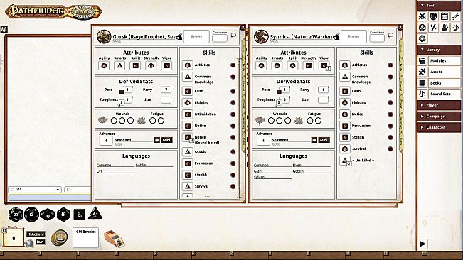 Fantasy Grounds - Pathfinder(R) for Savage Worlds: Archetype Set 4
