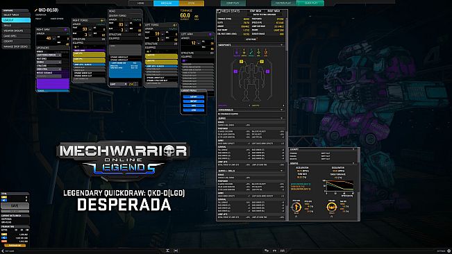 MechWarrior Online - Desperada Legendary Mech Pack
