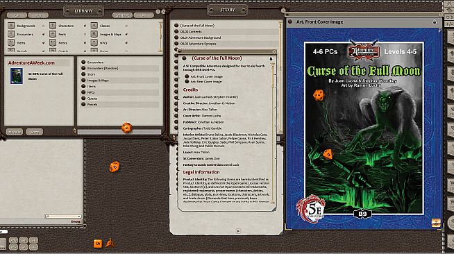 Fantasy Grounds - B09: Curse of the Full Moon (5E)